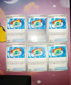6x Poke Pad 5x Non Holo 1x Rev Holo 081/088 Perfect Order - Pokepad Pokemon NM - Image 1