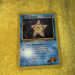 Misty’s Staryu 92/132 - Gym Challenge - 1st Edition - Near Mint + - Image 1