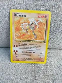 Pokemon TCG Hitmonlee Fossil Card 22/62 Regular Rare MINT Condition WOTC - Image 2