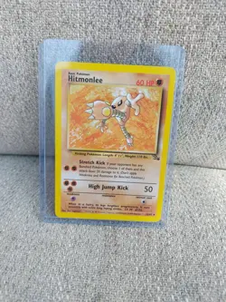 Pokemon TCG Hitmonlee Fossil Card 22/62 Regular Rare MINT Condition WOTC - Image 5