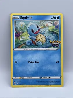 015/078 Squirtle Card Pokemon GO Trading Card Game TCG Single Card - Image 1