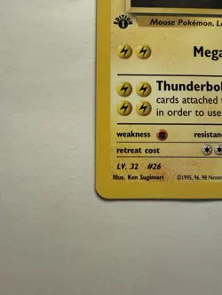1st Edition Lt. Surge’s Raichu 28/132 Gym Heroes Rare – Clean Front LP Pokemon - Image 2