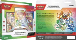 Pokemon TCG First Partner Illustration Collection Series Lot Of 2 Factory Sealed - Image 1