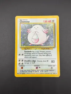 Pokemon Chansey Holo Holo Rare Base Set 003/102 LP - Image 1
