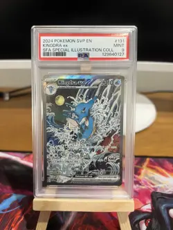 2024 POKEMON SVP EN-SV BLACK STAR PROMO #131 KINGDRA EX PSA 9 - Image 1