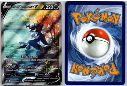 Hisuian Samurott V GG51/GG70 Holo Crown Zenith Galarian Gallery Pokemon NM - Image 3