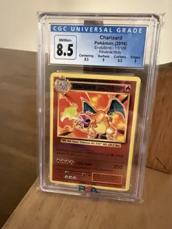 Pokemon Evolutions 2016 Reverse Holo CGC 8.5 Charizard Charmeleon Charmander Lot - Image 3