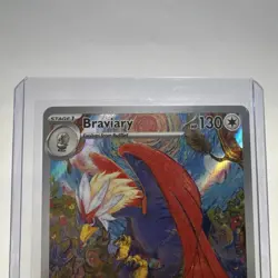 Pokemon TCG Braviary Sv08: Surging Sparks 214/191 Illustration Rare - Image 2