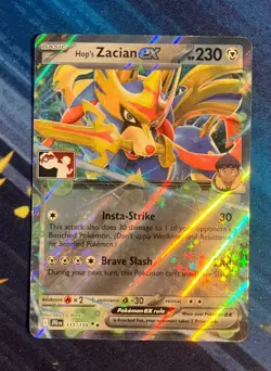 Pokemon TCG - Hop's Zacian ex 111/159 Play Stamped Prize Pack Series 7 Holo - Image 1