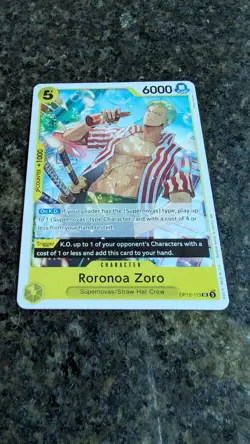 OP12-113 Roronoa Zoro : Uncommon English One Piece TCG Card : OP12: Legacy of th - Image 1