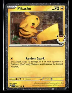 Pikachu (Pokemon Day 2026) 051/162 Miscellaneous Cards & Products Pokemon NM/M - Image 1