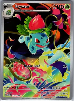Ivysaur 134/132 ME01: Mega Evolution - Pokemon Card - NM - Image 1