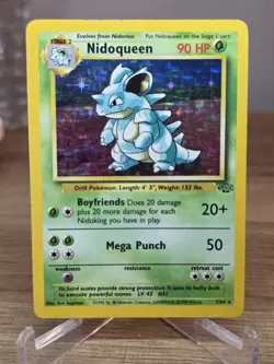 Nidoqueen 7/64 Jungle Set - Holo Pokemon Card - Image 3