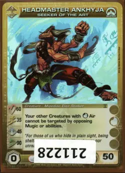 (211228) HEADMASTER ANKHYJA Seeker 60/35/45/90/50 (1 Max Stats) SR Chaotic Card - Image 1