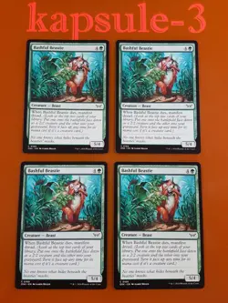 4x Bashful Beastie | Duskmourn: House of Horror | MTG Magic Cards - Image 1