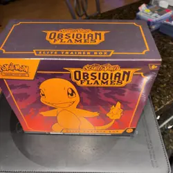 OBSIDIAN FLAMES POKEMON ETB SEALED CHARMANDER PROMO 9 PACKS - Image 4