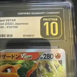 Charizard VSTAR 15/100 CGC 10 Pristine 2022 Pokemon Japanese Star Birth - Image 3