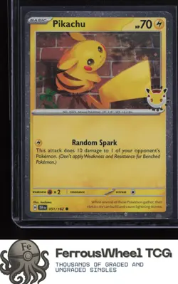 Pikachu (Pokemon Day 2026) 051/162 - Miscellaneous Cards & Products - (NM) - Image 1