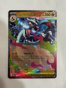 Mega Charizard X Ex 029 & Mega Charizard Y Ex 030 Black Star Promo Pokemon - Image 2