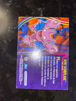 25426E - POKEMON TOPPS TV ANIMATION EDITION #207 SCORPLANE FOIL HOLO SOL VOL - Image 2