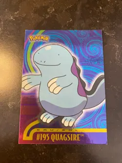 25426F - POKEMON TOPPS TV ANIMATION EDITION #195 QUAGSIRE EAU SOL FOIL HOLO - Image 1