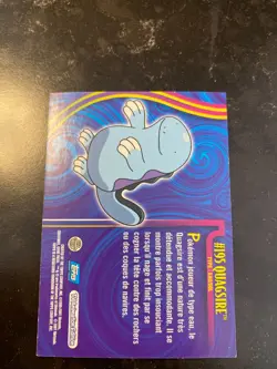 25426F - POKEMON TOPPS TV ANIMATION EDITION #195 QUAGSIRE EAU SOL FOIL HOLO - Image 2