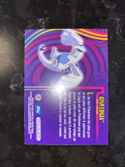 25426G - POKEMON TOPPS TV ANIMATION EDITION #249 LUGIA PSY VOL FOIL HOLO - Image 3
