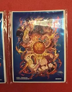 2x One Piece TCG Devil Fruits Vol 2 Ace & Sabo 10ct Sleeves Sealed Lot Bandai - Image 3