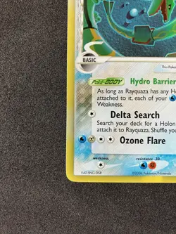 Pokemon TCG Rayquaza Delta Holo Card 16/110 Species Holo Rare EX Holon Phantoms - Image 2