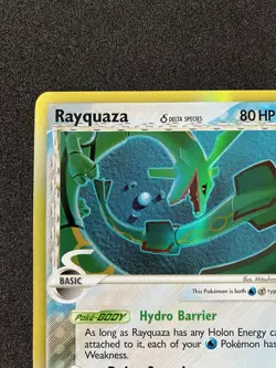 Pokemon TCG Rayquaza Delta Holo Card 16/110 Species Holo Rare EX Holon Phantoms - Image 5