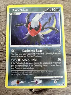 2008 Pokemon TCG Holo Cards Lot Of 2 - Darkrai & Raichu Holo - Condition (HP) - Image 2