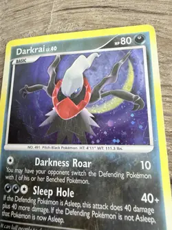 2008 Pokemon TCG Holo Cards Lot Of 2 - Darkrai & Raichu Holo - Condition (HP) - Image 5