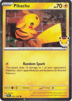 Pikachu (Pokemon Day 2026) Holo Common Miscellaneous Cards & Products 051/162 NM - Image 1