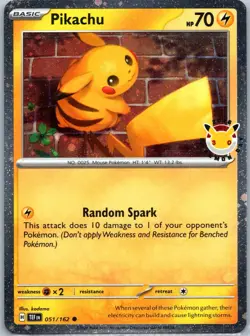 Pikachu (Pokemon Day 2026) Common Miscellaneous Cards & Products 051/162 NM - Image 1