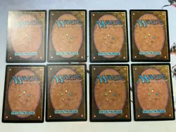 MTG Magic Alternate 4th Edition Forest LOT of 8 Forests Alt Fourth 4th - Image 2