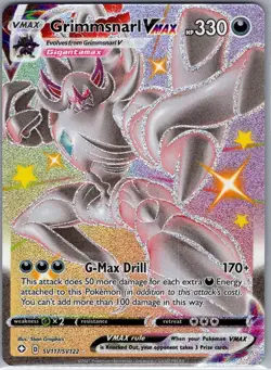Grimmsnarl VMAX SV117/SV122 Shining Fates: Shiny Vault - Pokemon Card - NM - Image 1