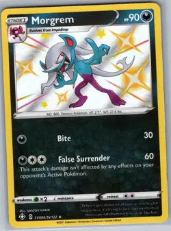 Morgrem SV084/SV122 Shining Fates: Shiny Vault - Pokemon Card - NM - Image 1