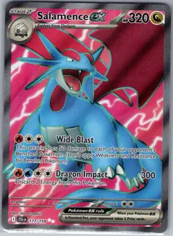 Salamence ex 177/159 SV09: Journey Together - Pokemon Card - NM - Image 1