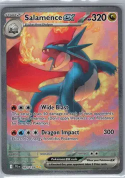 Salamence ex 187/159 SIR SV09: Journey Together - Pokemon Card - NM - Image 1