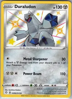 Duraludon SV092/SV122 Shining Fates: Shiny Vault - Pokemon Card - NM - Image 1