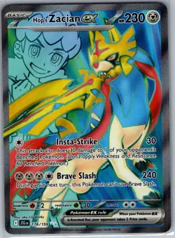 Hop's Zacian ex 176/159 SV09: Journey Together - Pokemon Card - NM - Image 1