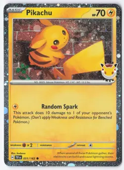 Pikachu (Pokemon Day 2026) Holo Common Miscellaneous Cards & Products 051/162 NM - Image 1