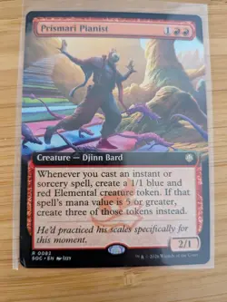 MTG Prismari Pianist (Extended Art) 0082 Secrets Of Strixhaven M/NM Free UK P&P - Image 1