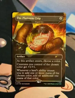 MTG The Platinum Chip (Caged Sun) x1 NM *FOIL* from Secret Lair Drop Series - Image 1