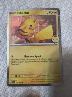 Pikachu (Pokemon Day 2026) 051/162 Miscellaneous Cards & Products Holo NM - Image 1