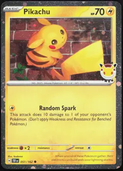 Pikachu (Pokemon Day 2026) Common Miscellaneous Cards & Products 051/162 Holo NM - Image 1
