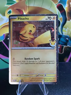 Pikachu (Pokemon Day 2026) Holo Common Miscellaneous Cards & Products 051/162 NM - Image 3