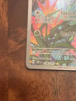 Pokemon Gloom 198/197 Obsidian Flames Holo-look At Photos - Image 5