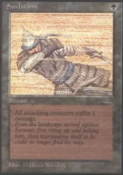 1 x Sandstorm - Arabian Nights - NM-Mint - MTG - Image 1