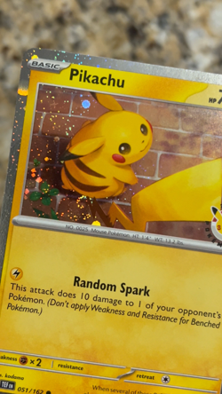 Pikachu (Pokemon Day 2026) • 051/162 • Cosmos Holo • Promo • 🌀 FART SWIRL 💫 - Image 2